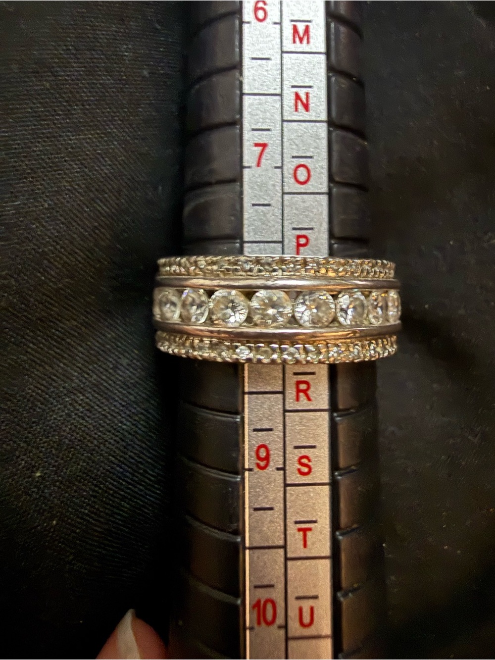 Pavé CZ Silver 925 Stackable Ring - Clear